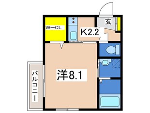 ハイエーデルの物件間取画像